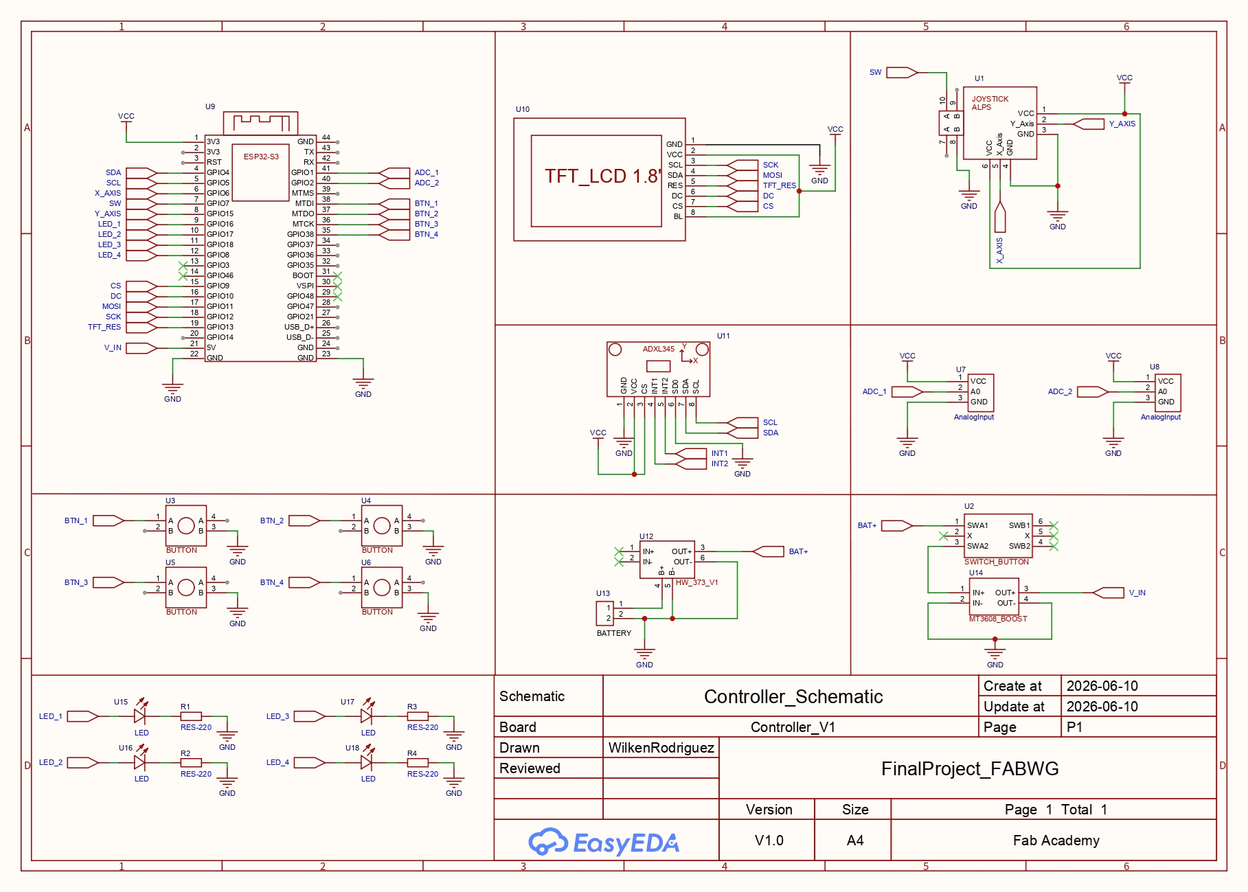 Electronic schematic