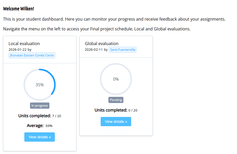 Fab Academy evaluation progress