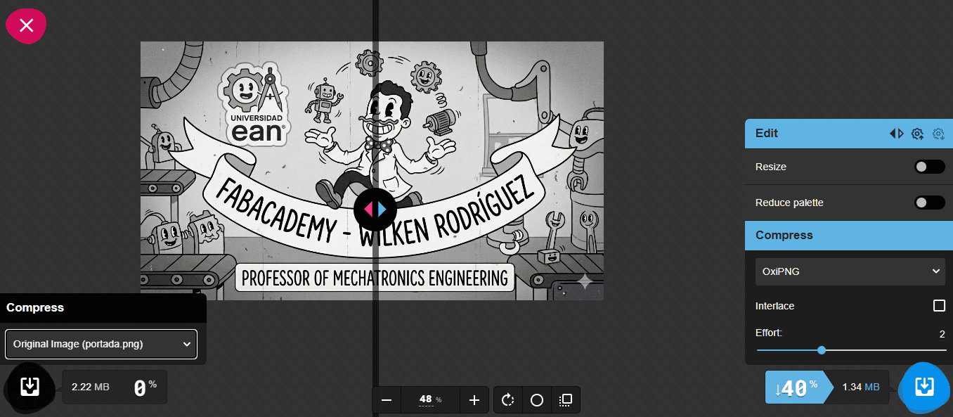 Compression comparison