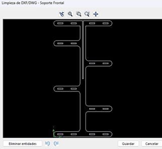 LightBurn layout and layer configuration