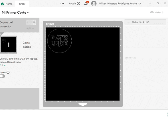 Vector preview before cutting