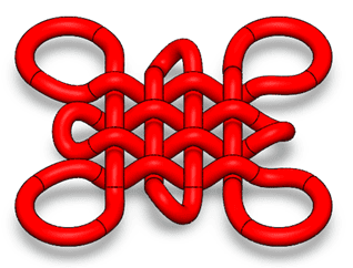 Final Chinese knot 3D model