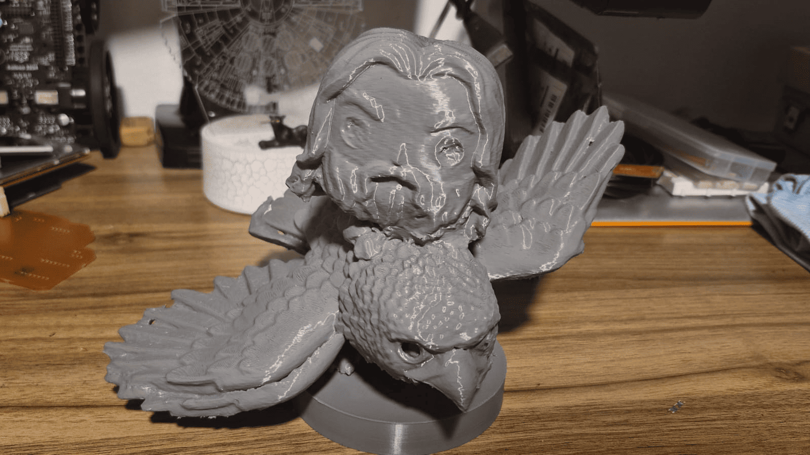 Final printed scanned object