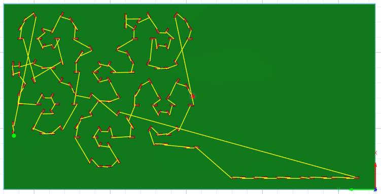 2D contour external profile cut