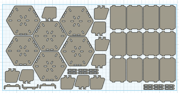 Nesting on 1220x2440 plywood sheet