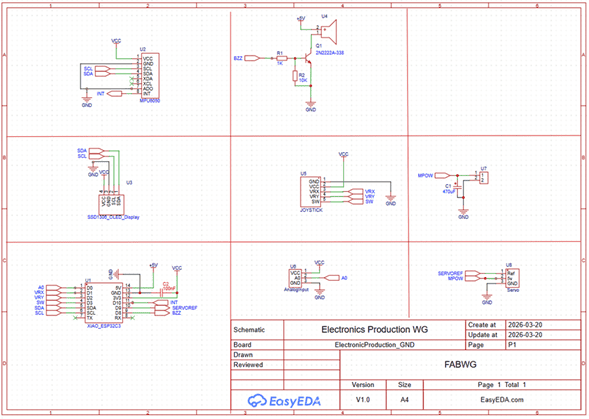 Schematic design in EasyEDA