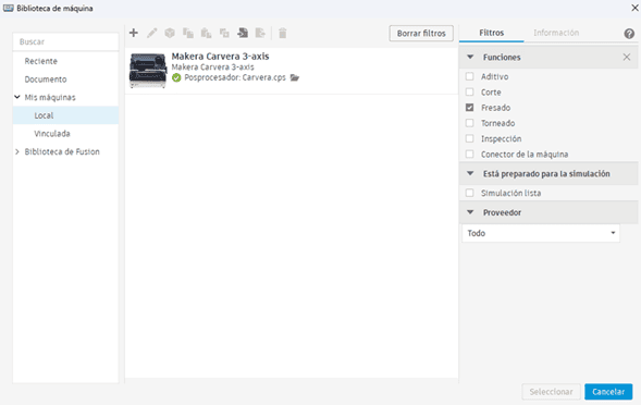 CNC machine selection