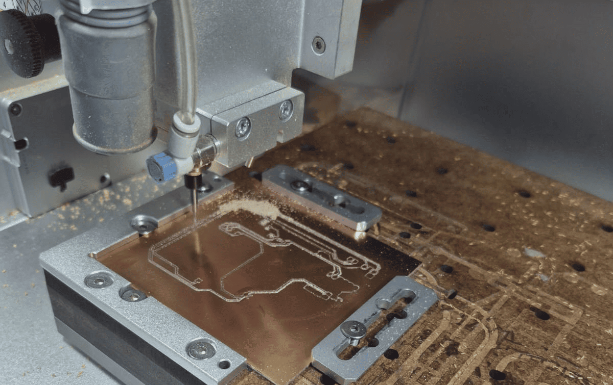 PCB milling process