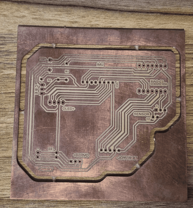 Final PCB laser result