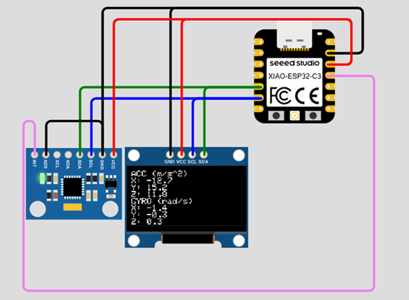 MPU6050 connection diagram