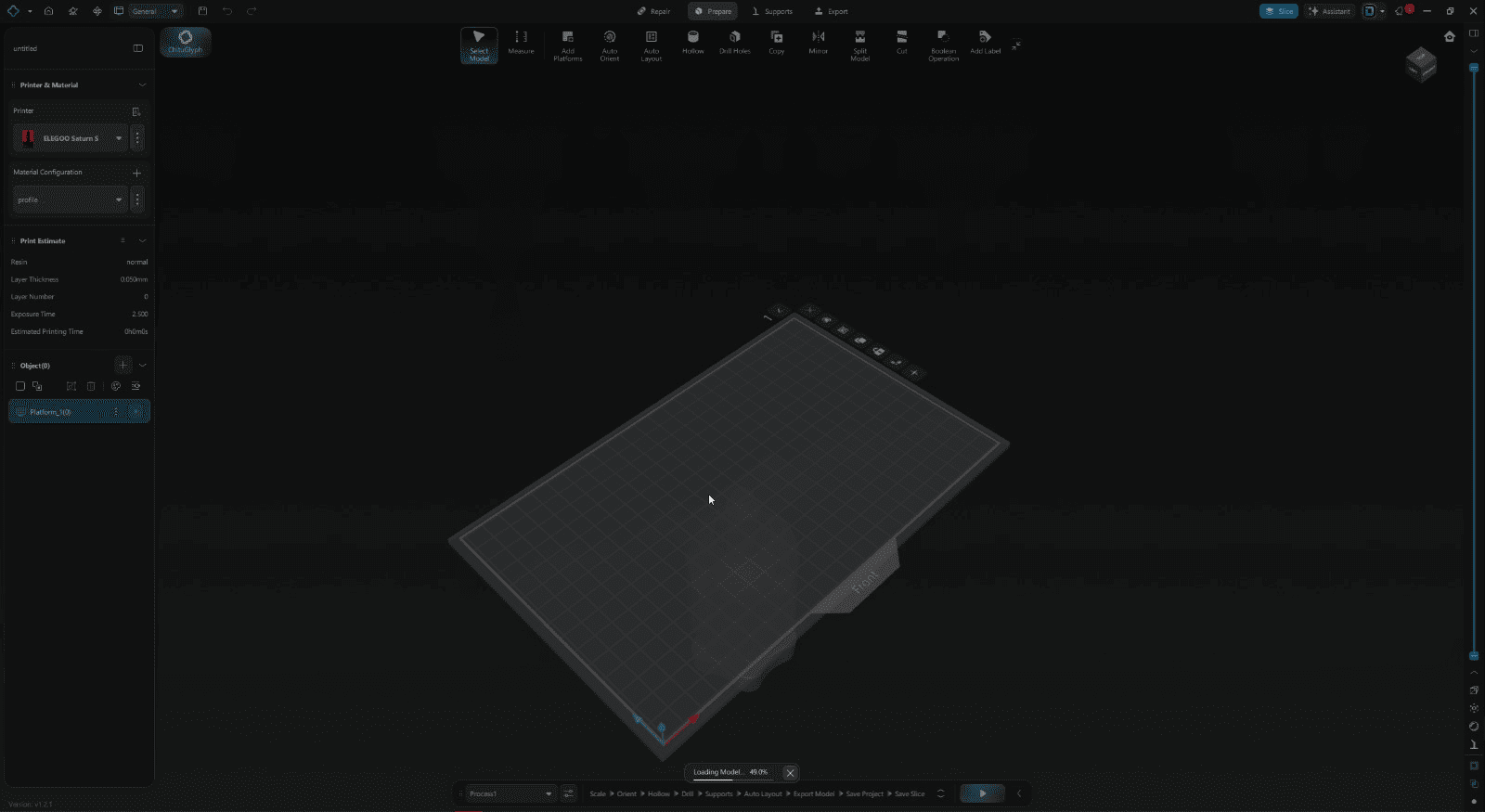 ChituBox workspace
