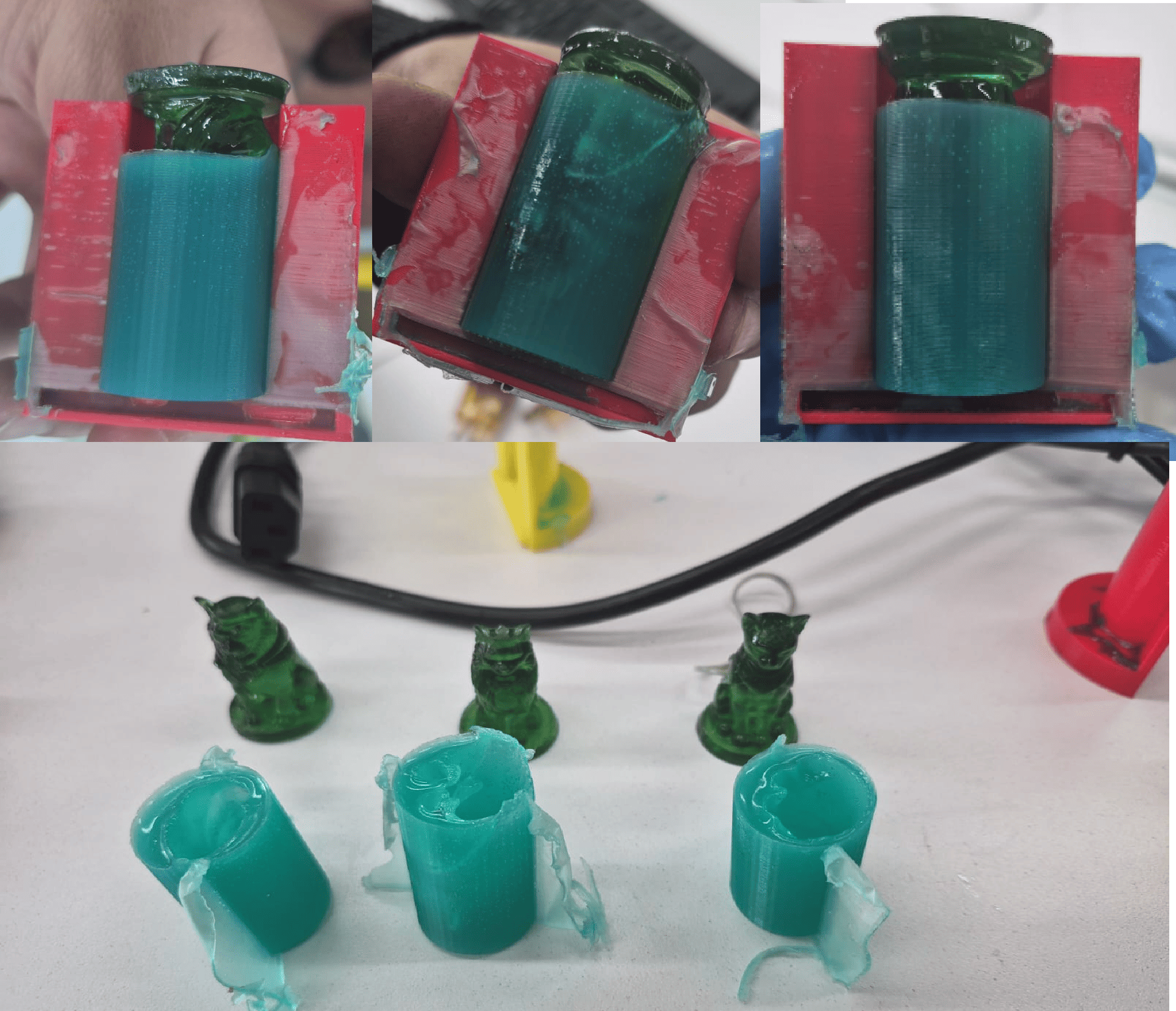 Finished silicone molds