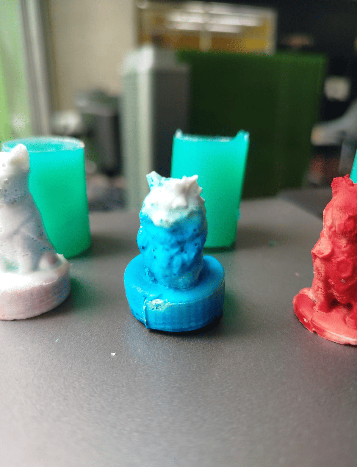 Second cast chess piece