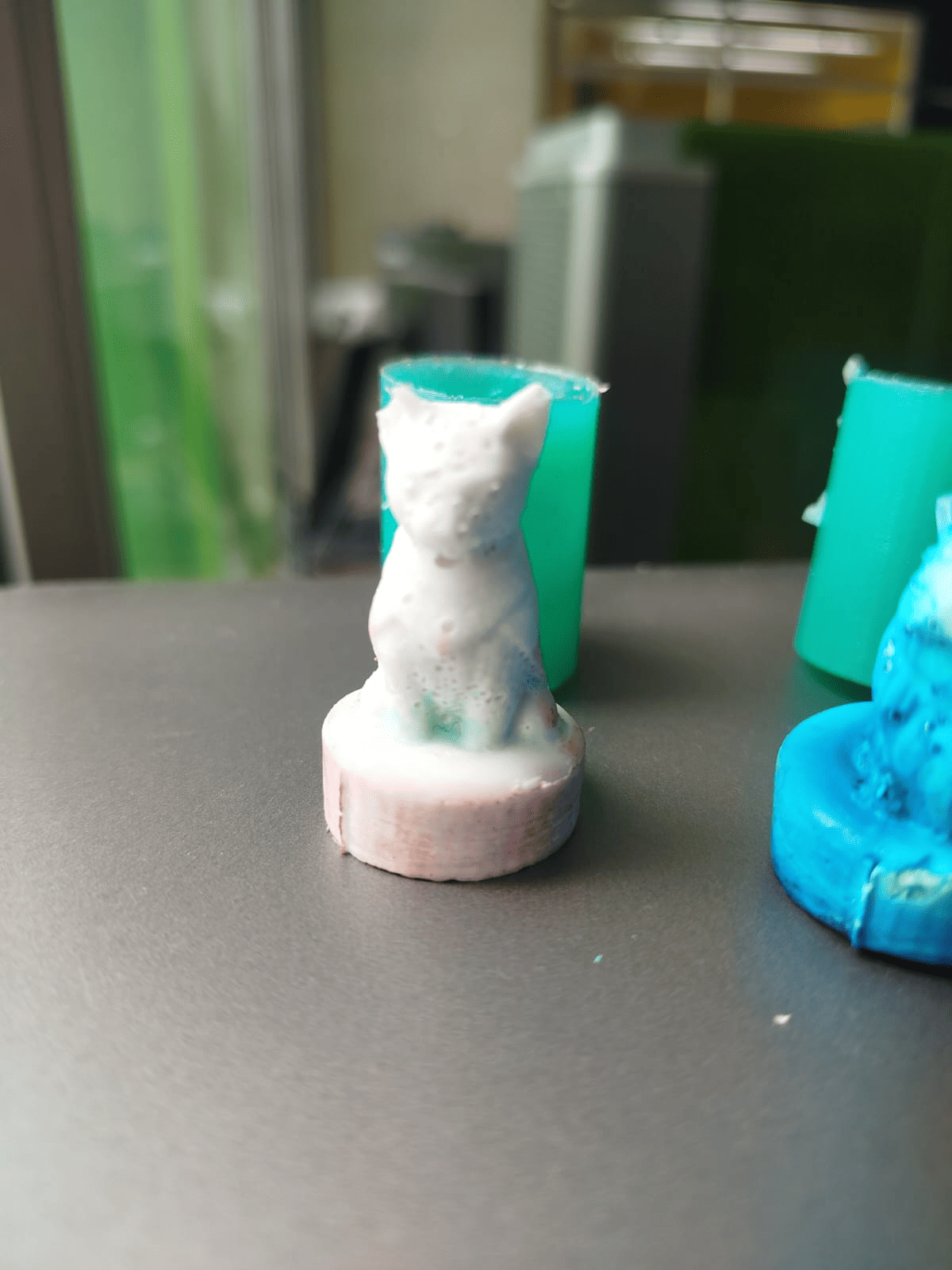 Third cast chess piece