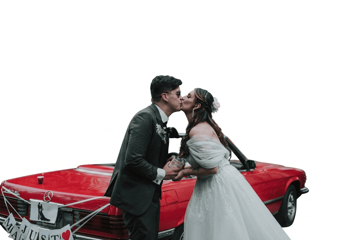 wedding photograph used for UV printing