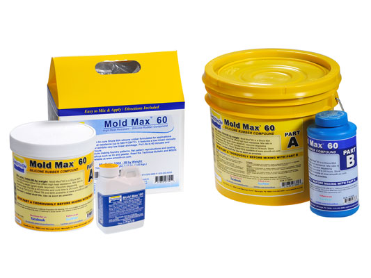 Mold Max 60 material containers