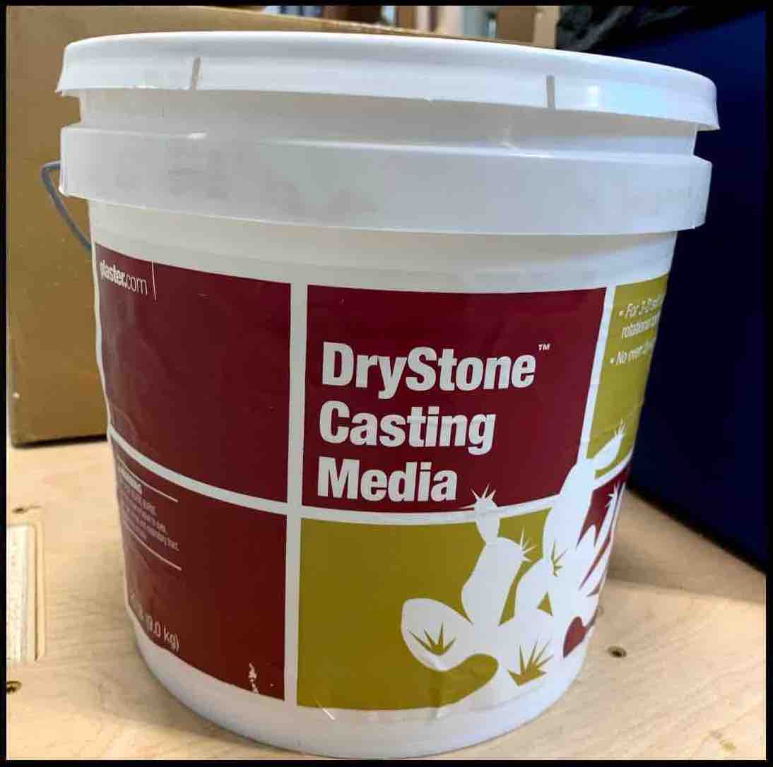 DryStone Casting Media container