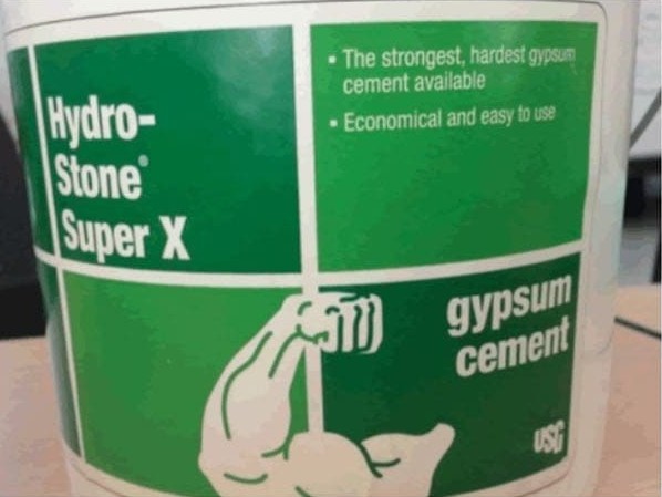 Hydro-Stone Super X container