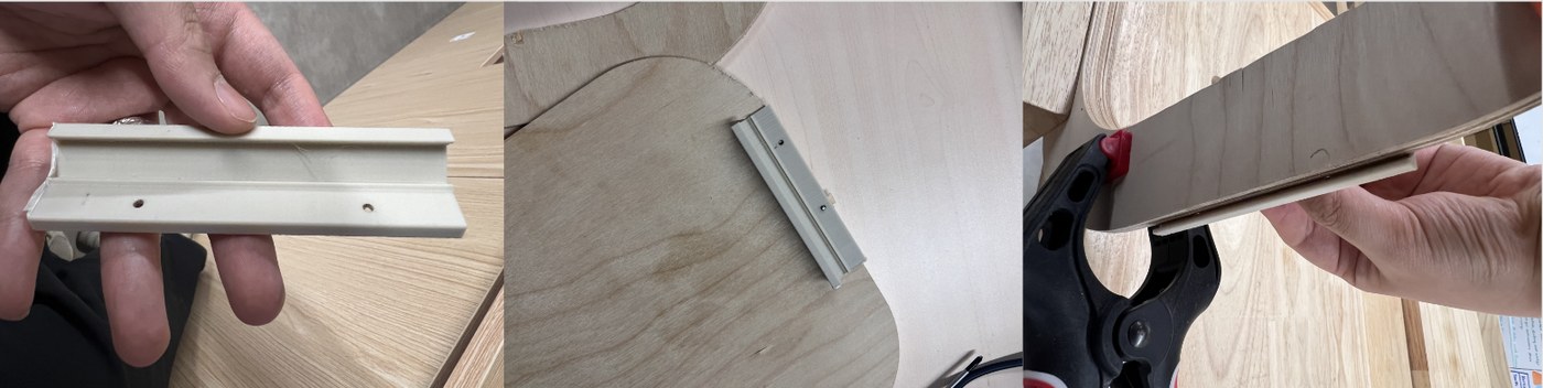 LED strip support fitting test