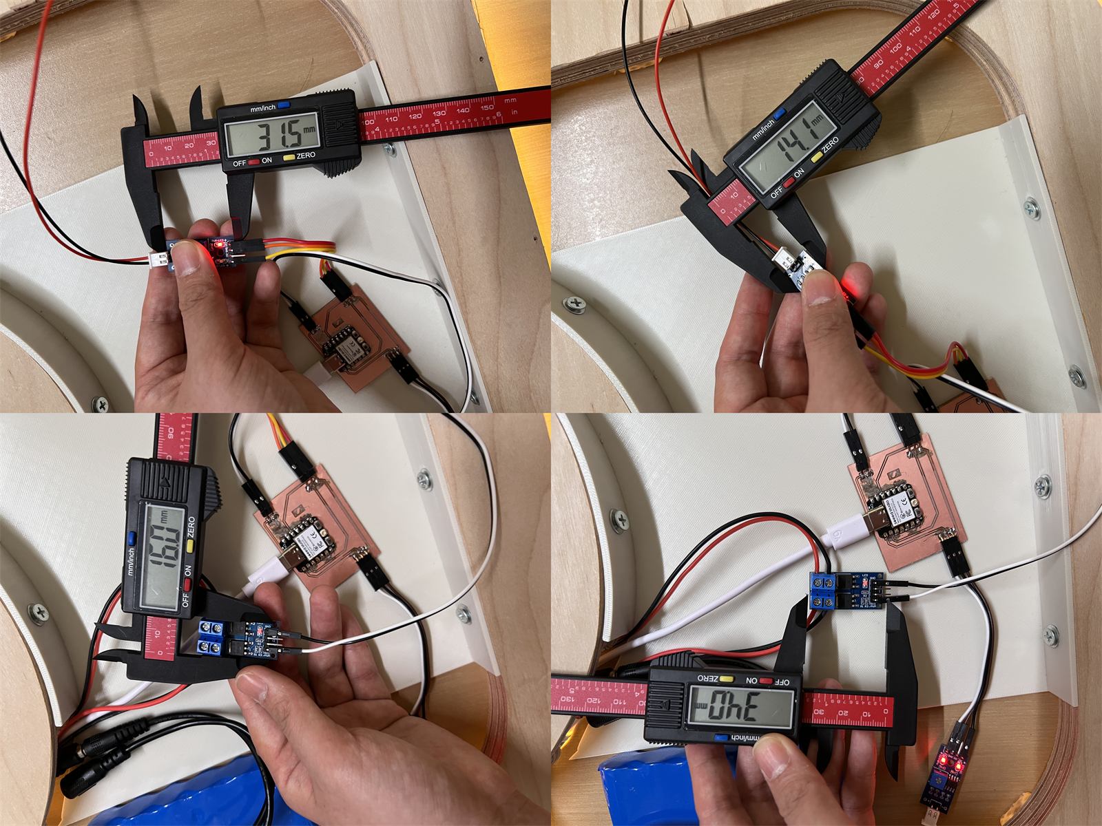 Electronics compartment measurement: modules