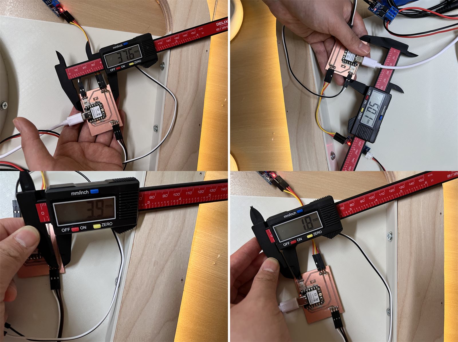 Electronics compartment measurement: PCB