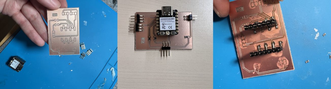 V2 PCB soldered board