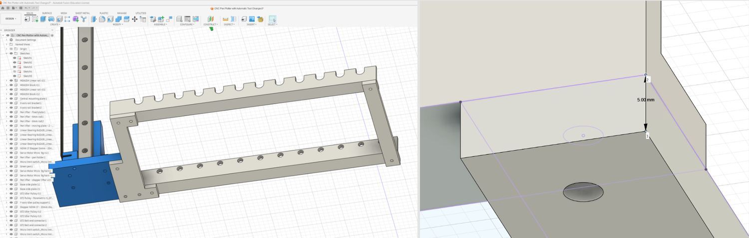 Original pen holder structure check