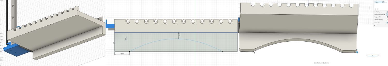 Final body and bottom arc