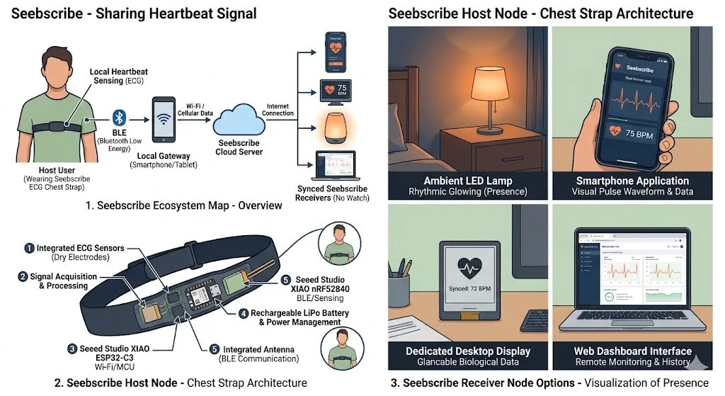 Gemini-generated Seebscribe visual based on the system diagram