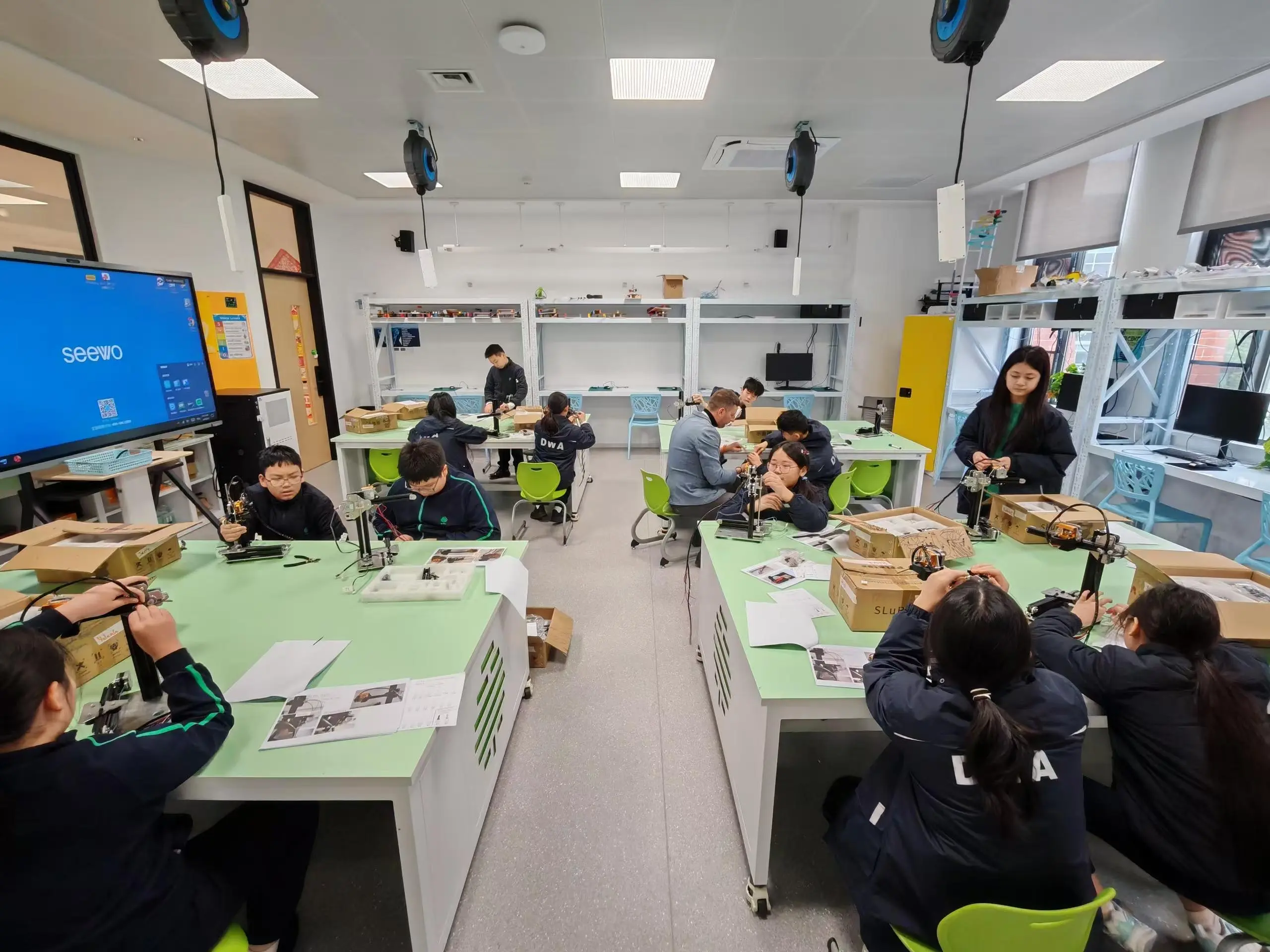 My school lab classroom setup