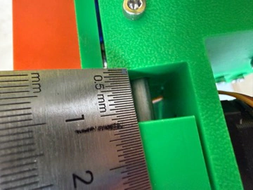 Title: image16.jpeg - Description: Same measurement re-taken at the opposite corner to confirm the frame is square within ~0.5 mm.