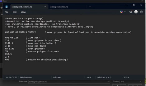 Title: image32.png - Description: GRBL Plotter colour-separation view — one layer per pen.