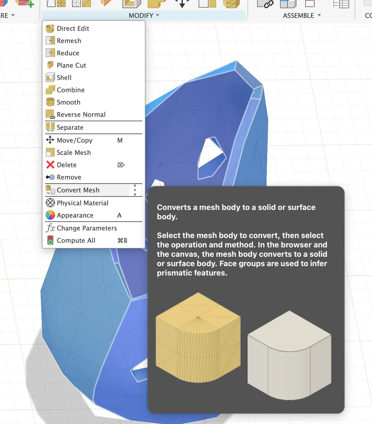 Attempt 1 - Creating organic shapes from edges