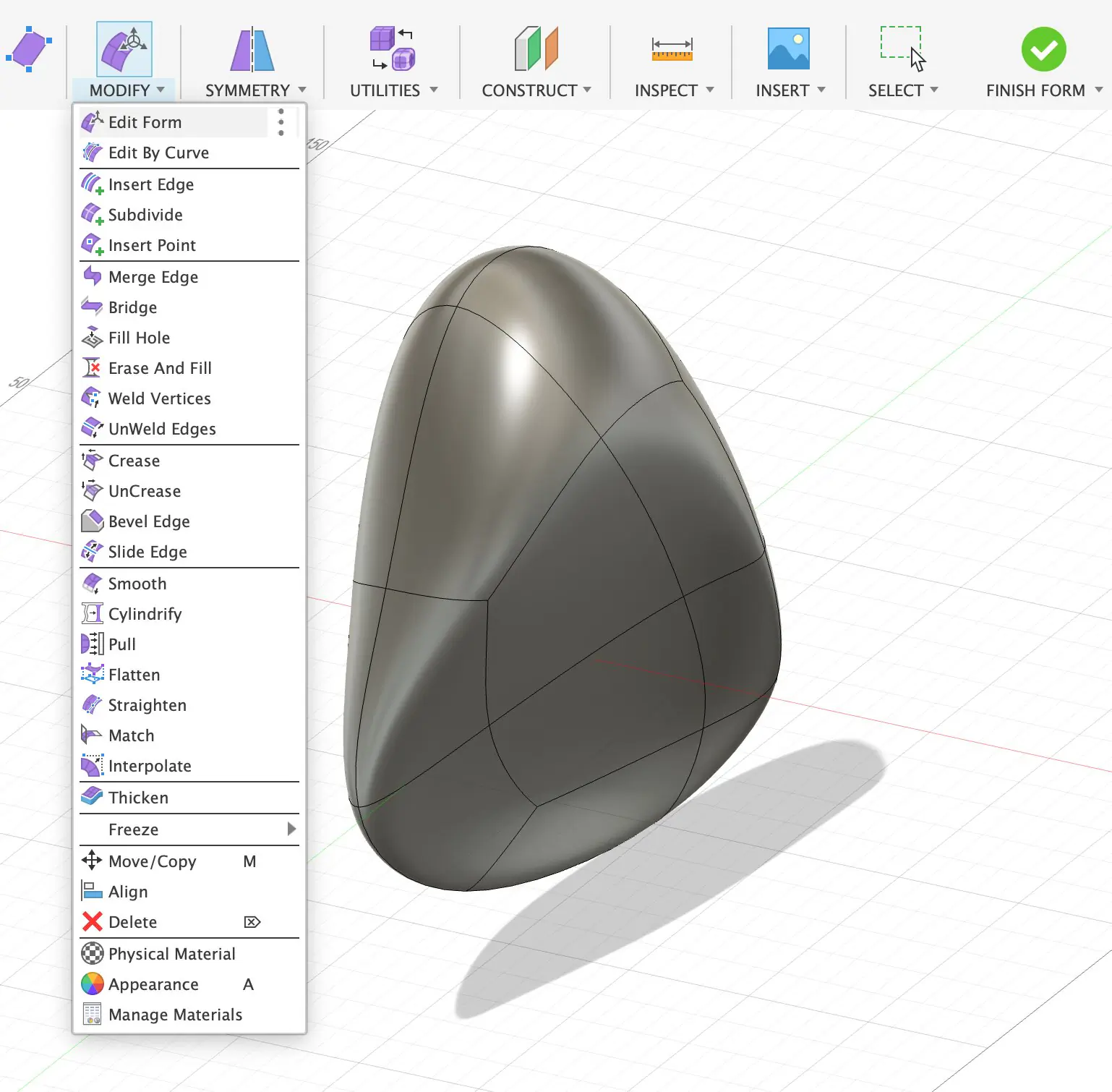 Attempt 2 - Creating solid shape