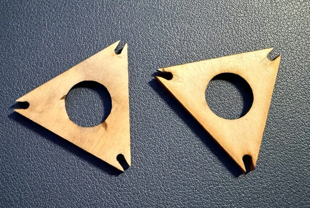 Laser cut test piece 1