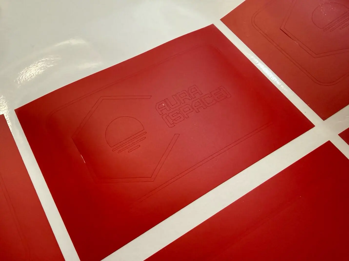 Cracked vinyl patch example 2