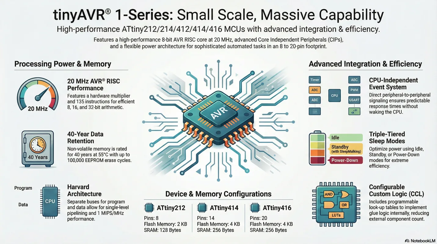 ATtiny412 sheet overview