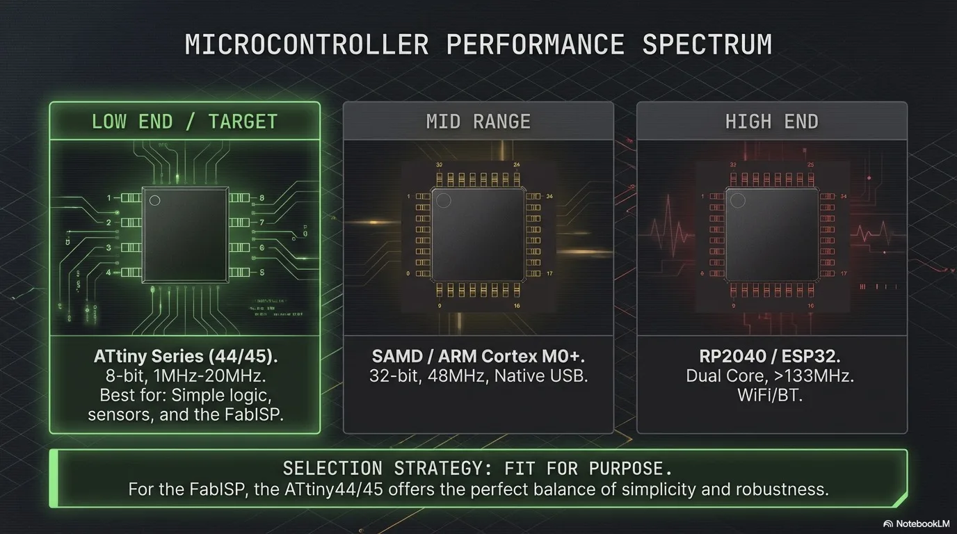 Research direction and selected microcontrollers
