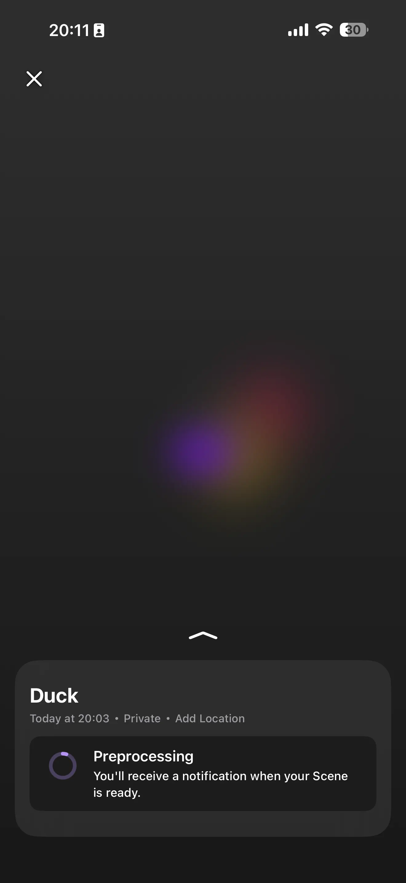 Luma 3D screenshot IMG_6165