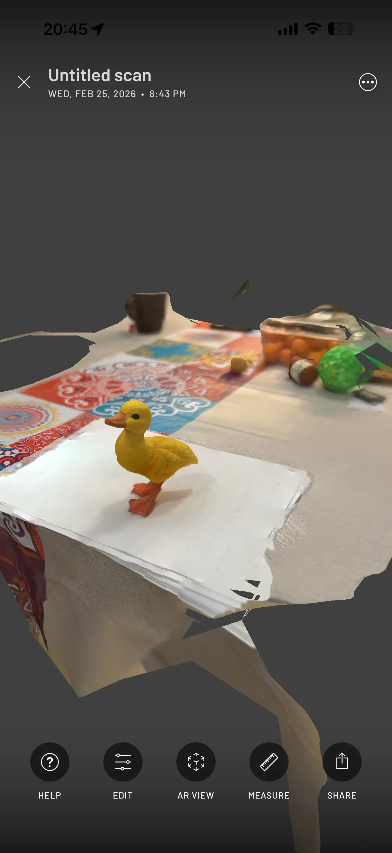 Scaniverse screenshot IMG_6168