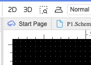 2D PCB preview in EasyEDA