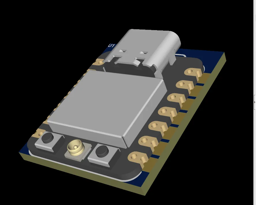 3D PCB preview in EasyEDA