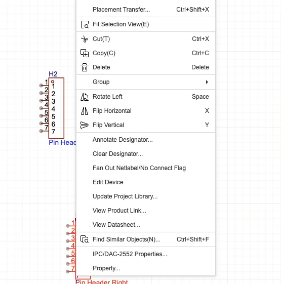 Rotating and flipping components