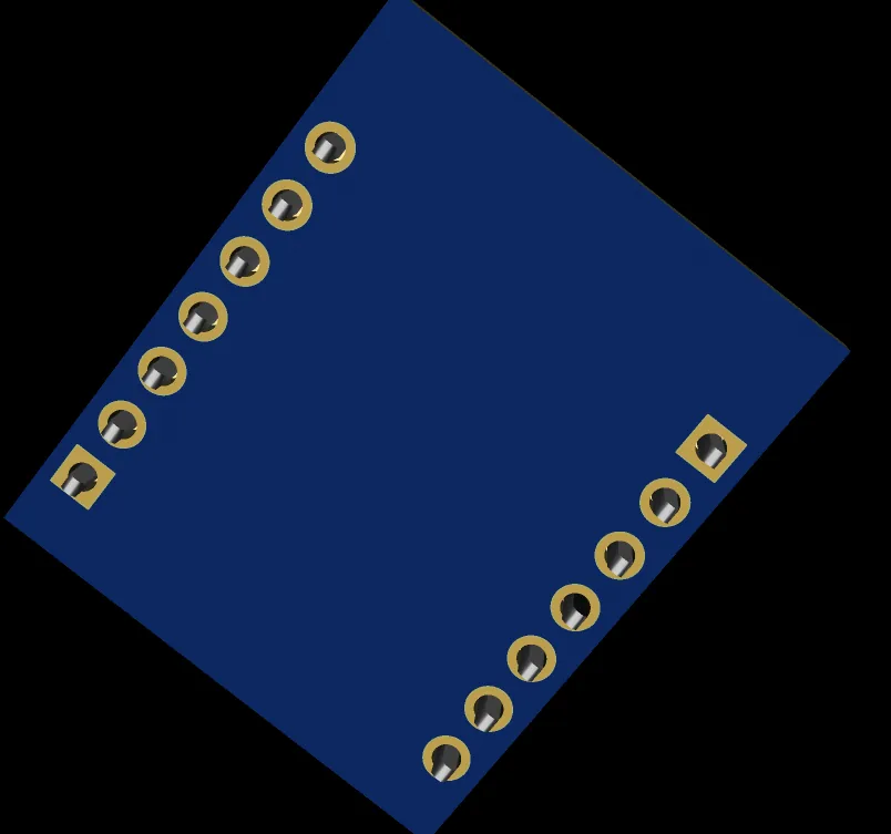 Modified footprint based on documentation
