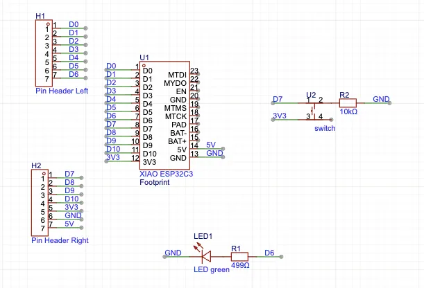 Final board schematic view