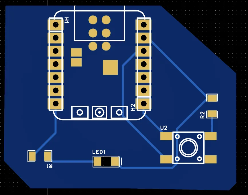 Final 3D PCB view