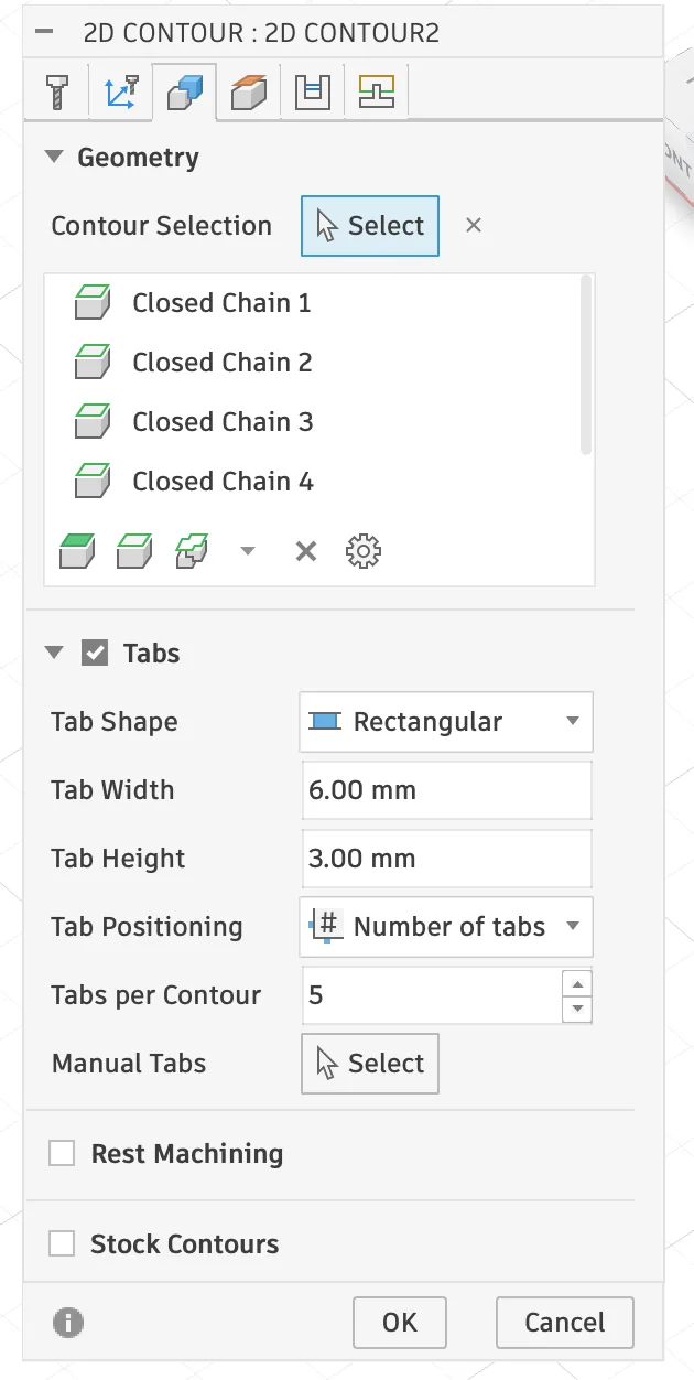 Fusion tool setup reference 1
