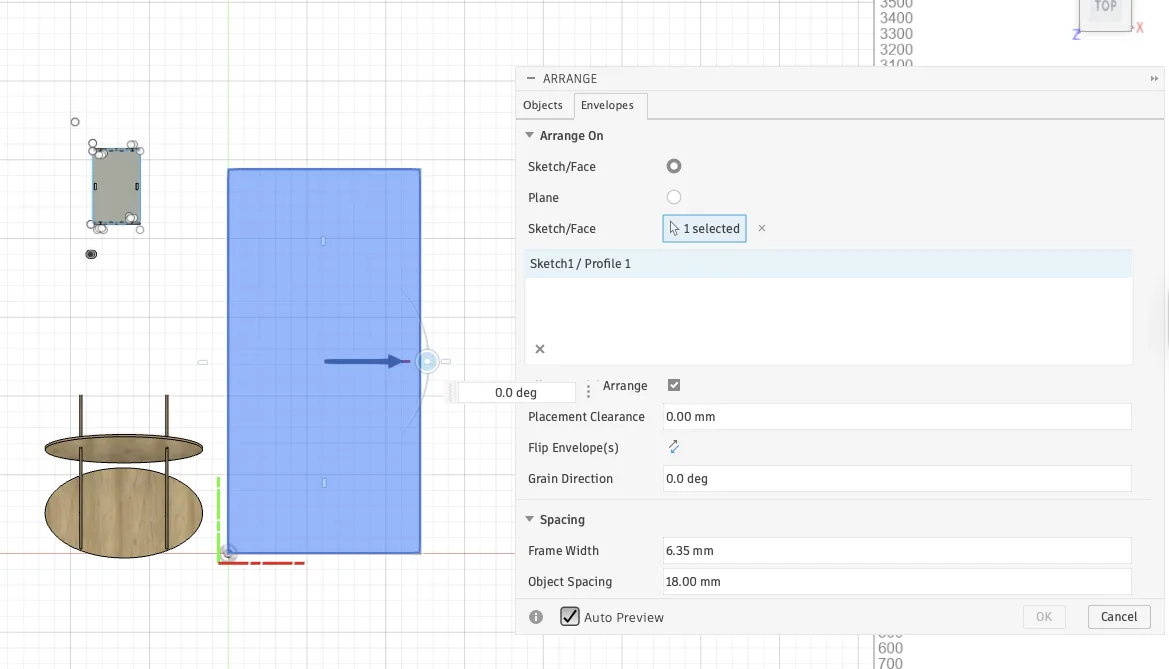 Checking available sheet area