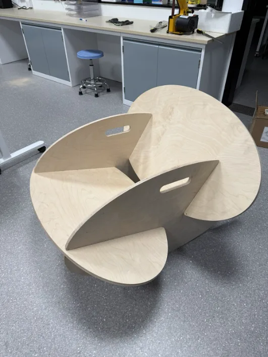 Completed CNC rocking chair