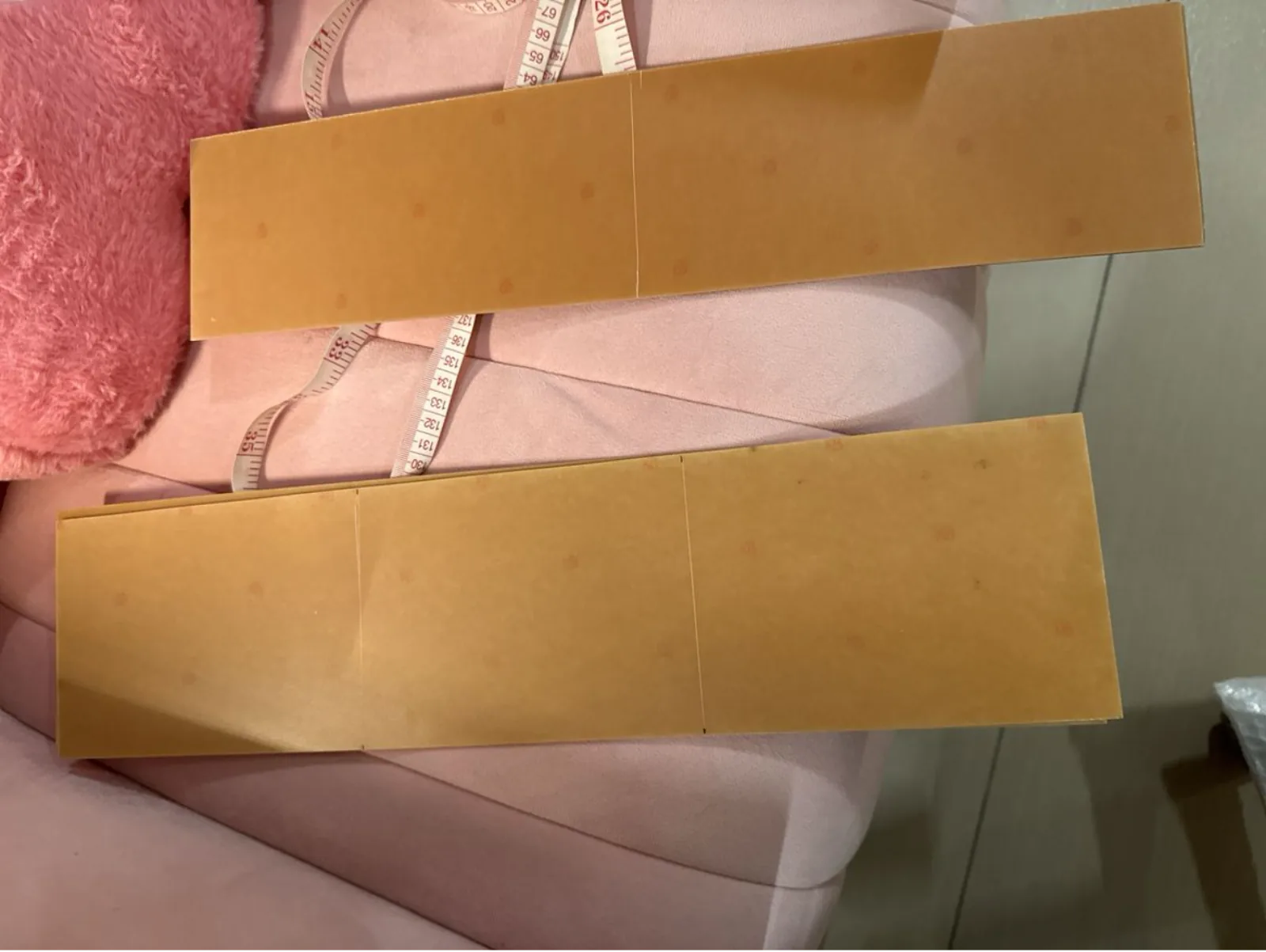 Raw copper-clad FR1 boards – two strips of different widths ready for cutting to job size